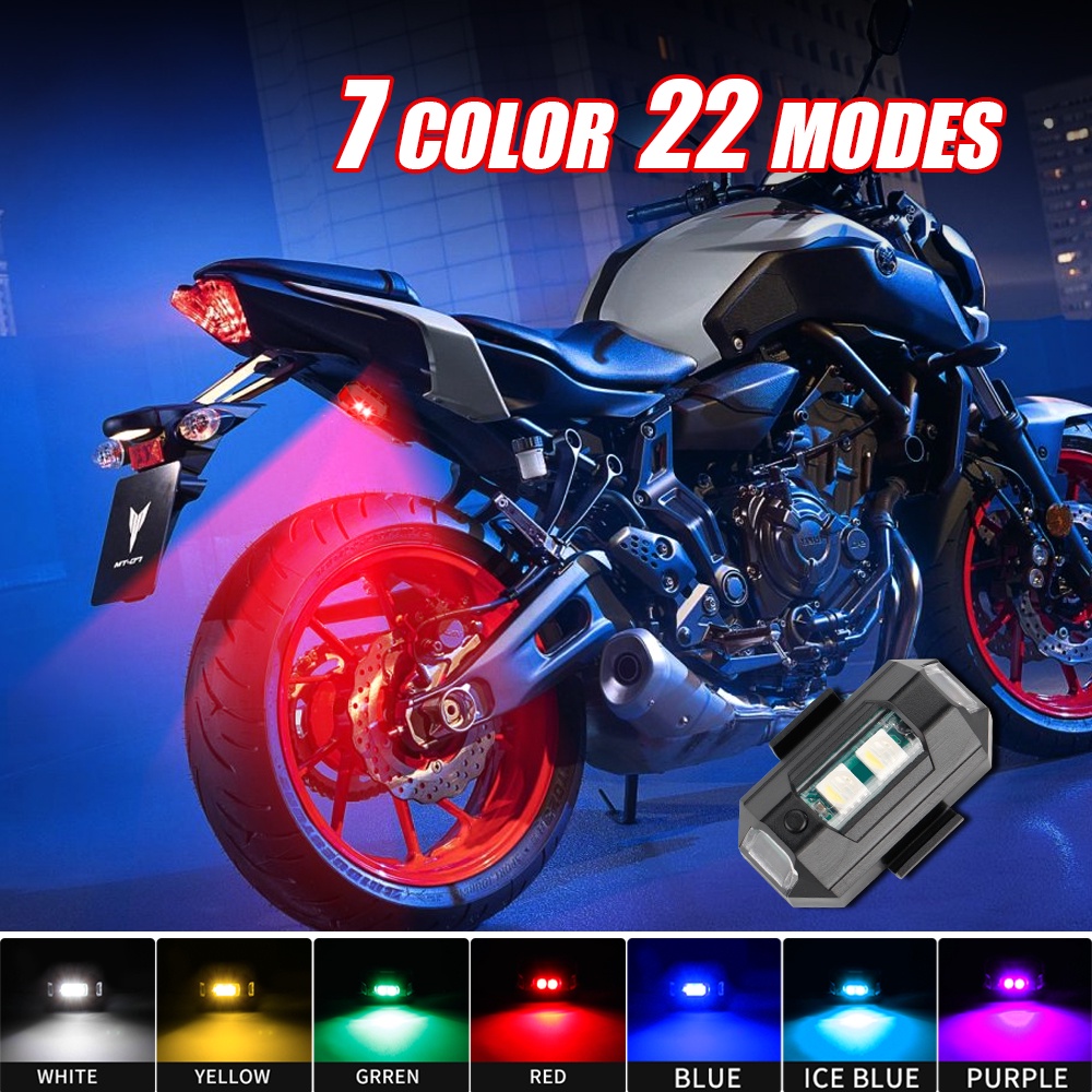 1PC 7 Color Mini USB Charging  - Drone Strobe Light 评论和价格