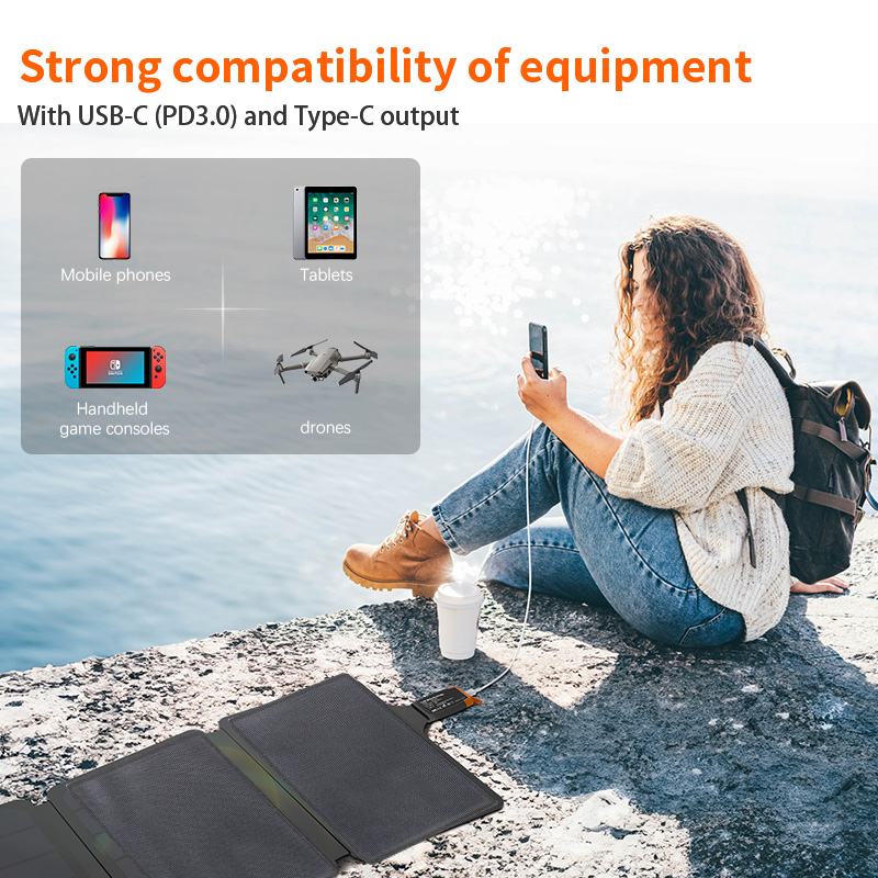 40w Foldable Solar Panel Solar - Drone Solar Charger 评论和价格
