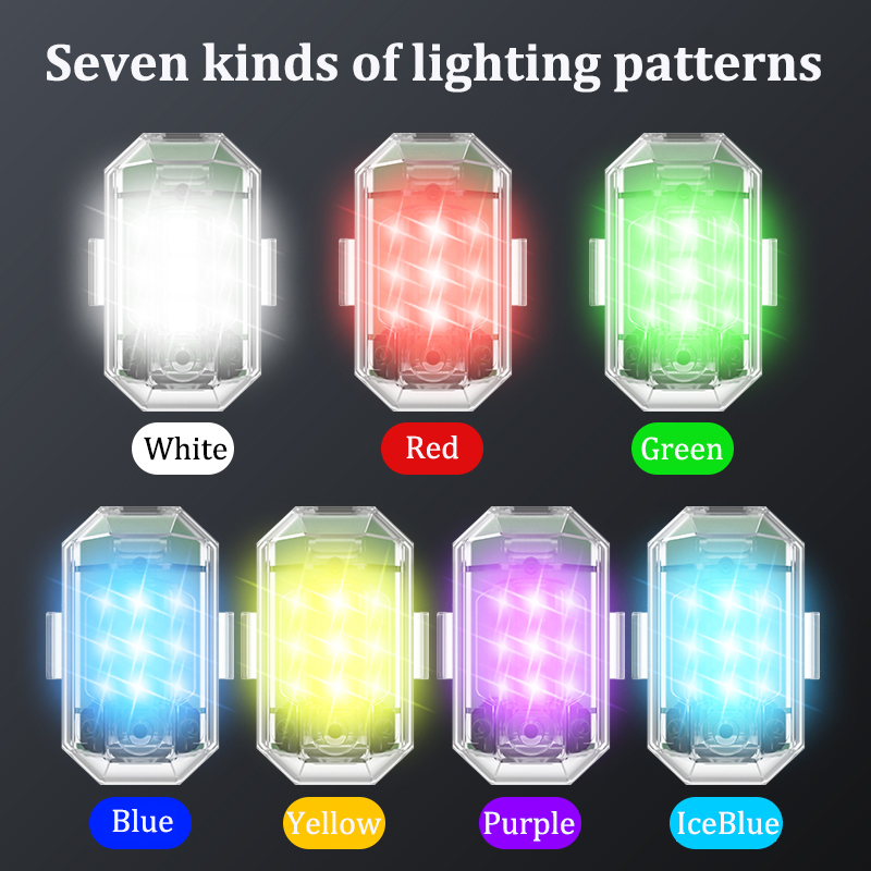 1/2/4pcs Wireless LED Drone St - Drone Strobe Light 评论和价格